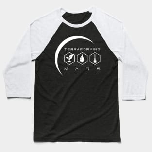 Terraforming Mars - Planet Design Baseball T-Shirt